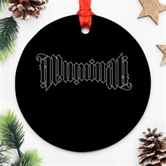 Illuminati Ornament (round) by Valentinaart