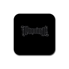 Illuminati Rubber Square Coaster (4 Pack)  by Valentinaart