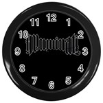 Illuminati Wall Clocks (Black) Front