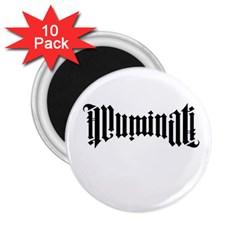 Illuminati 2 25  Magnets (10 Pack)  by Valentinaart