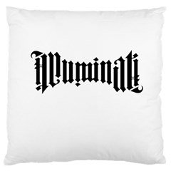 Illuminati Large Cushion Case (one Side) by Valentinaart