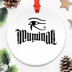 Illuminati Ornament (round) by Valentinaart