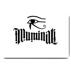 Illuminati Large Doormat  by Valentinaart