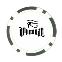 Illuminati Poker Chip Card Guard by Valentinaart