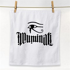 Illuminati Face Towel by Valentinaart