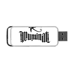 Illuminati Portable Usb Flash (one Side) by Valentinaart