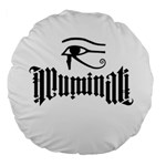 Illuminati Large 18  Premium Round Cushions Front