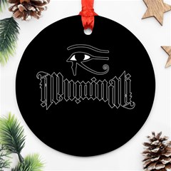 Illuminati Ornament (round) by Valentinaart