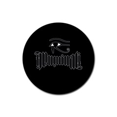 Illuminati Rubber Coaster (round)  by Valentinaart