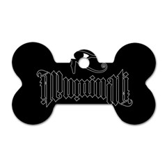 Illuminati Dog Tag Bone (one Side) by Valentinaart