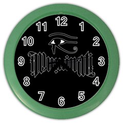 Illuminati Color Wall Clocks by Valentinaart