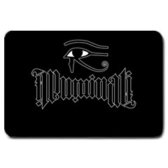 Illuminati Large Doormat  by Valentinaart