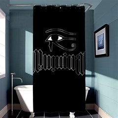 Illuminati Shower Curtain 36  X 72  (stall)  by Valentinaart