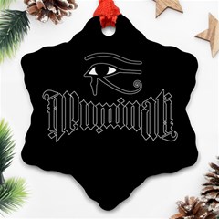 Illuminati Ornament (snowflake) by Valentinaart