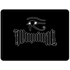 Illuminati Double Sided Fleece Blanket (large)  by Valentinaart