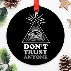 Illuminati Ornament (round) by Valentinaart