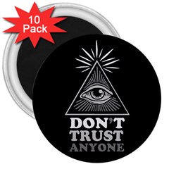 Illuminati 3  Magnets (10 Pack)  by Valentinaart