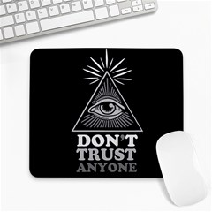 Illuminati Large Mousepads by Valentinaart