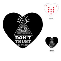 Illuminati Playing Cards (heart)  by Valentinaart