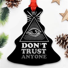 Illuminati Christmas Tree Ornament (two Sides) by Valentinaart