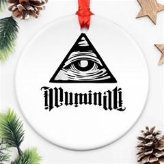 Illuminati Ornament (round) by Valentinaart