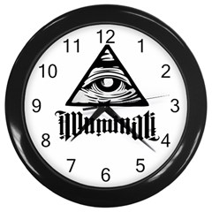 Illuminati Wall Clocks (black) by Valentinaart