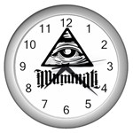 Illuminati Wall Clocks (Silver)  Front