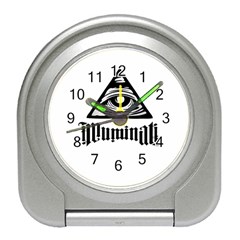 Illuminati Travel Alarm Clocks by Valentinaart