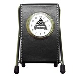 Illuminati Pen Holder Desk Clocks Front