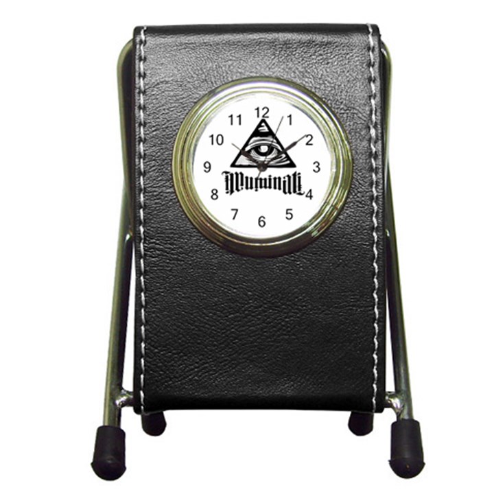 Illuminati Pen Holder Desk Clocks