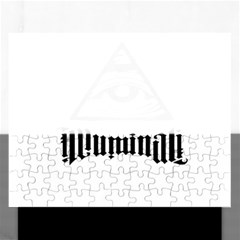 Illuminati Rectangular Jigsaw Puzzl by Valentinaart