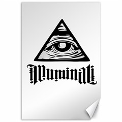 Illuminati Canvas 24  X 36  by Valentinaart