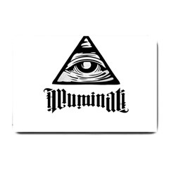 Illuminati Small Doormat  by Valentinaart