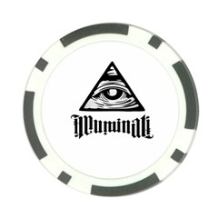 Illuminati Poker Chip Card Guard by Valentinaart