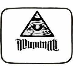 Illuminati Double Sided Fleece Blanket (mini)  by Valentinaart