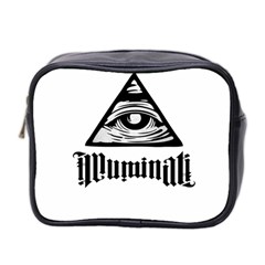 Illuminati Mini Toiletries Bag 2-side by Valentinaart