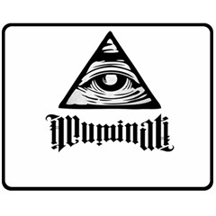 Illuminati Fleece Blanket (medium)  by Valentinaart