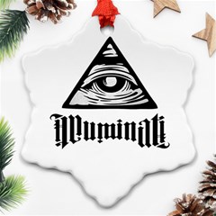 Illuminati Ornament (snowflake) by Valentinaart