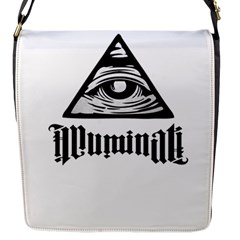 Illuminati Flap Messenger Bag (s) by Valentinaart