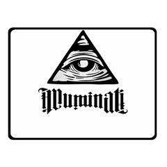 Illuminati Double Sided Fleece Blanket (small)  by Valentinaart