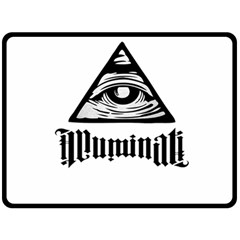 Illuminati Double Sided Fleece Blanket (large)  by Valentinaart