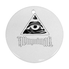 Illuminati Ornament (round) by Valentinaart