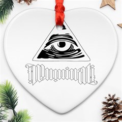 Illuminati Ornament (heart) by Valentinaart