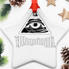 Illuminati Ornament (star) by Valentinaart