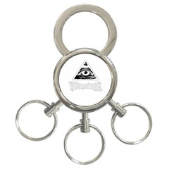 Illuminati 3-ring Key Chains by Valentinaart