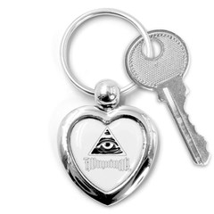 Illuminati Key Chains (heart)  by Valentinaart