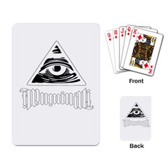 Illuminati Playing Card by Valentinaart