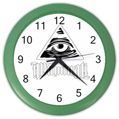 Illuminati Color Wall Clocks by Valentinaart