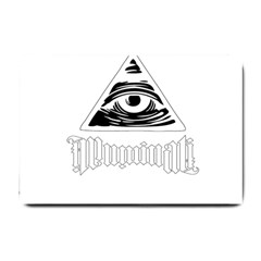 Illuminati Small Doormat  by Valentinaart