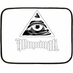 Illuminati Double Sided Fleece Blanket (mini)  by Valentinaart